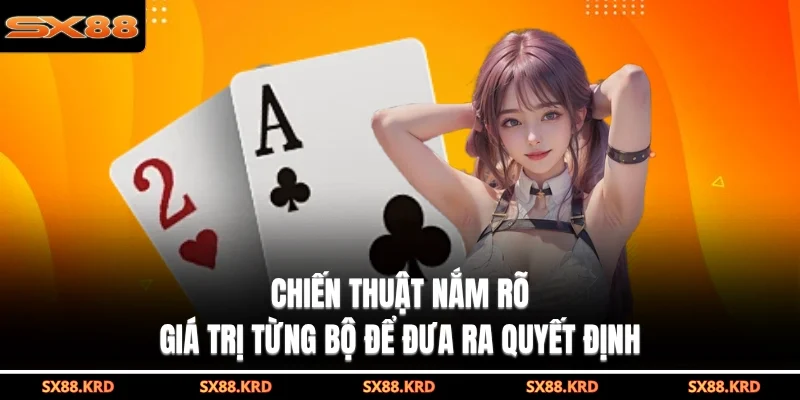 Chiến thuật nắm rõ giá trị từng bộ để đưa ra quyết định